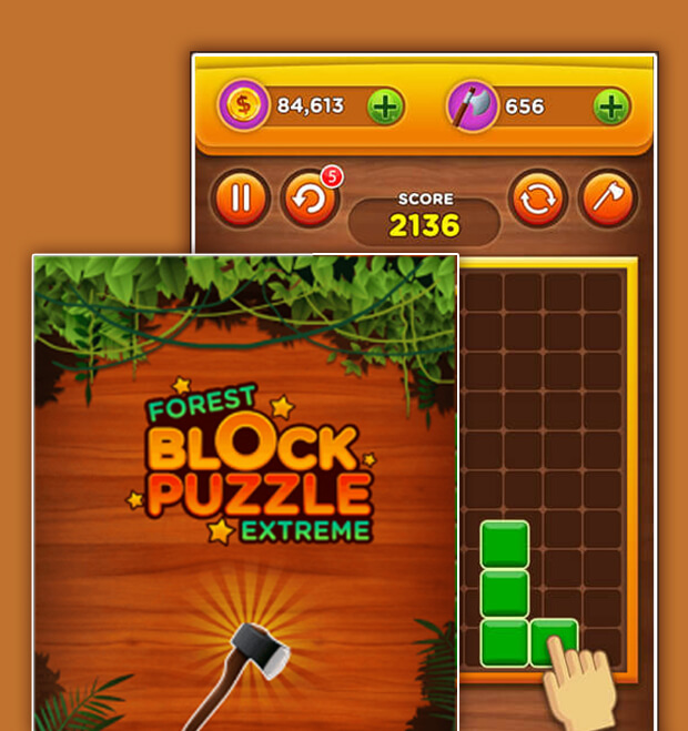 Forest Block Puzzle Extreme